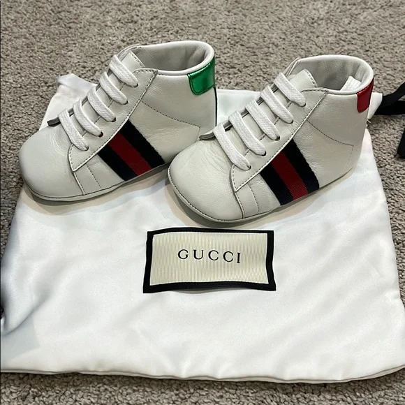 Gucci | Shoes | I Have A Size 27 In Kids Gucci Shoe Grey  Kid Gucci Shoes/ never worn display picture 1